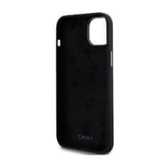 DKNY DKNY Liquid Silicone Metal Logo - ohišje za iPhone 15 Plus / 14 Plus (črno)