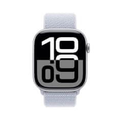 Apple Watch S10 GPS ura, 42mm, srebrno ohišje iz aluminija z modrim športnim paščkom (mwwd3qh/a)