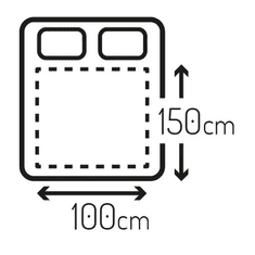 Camry Električna grelna blazina CR 7416, 85W, 150x100cm, siva