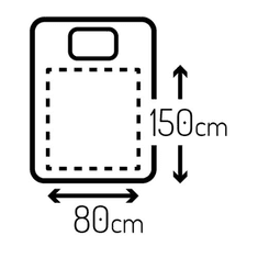 Camry Električna grelna blazina MESKO MS 7419, 60W, 150x80cm, bela