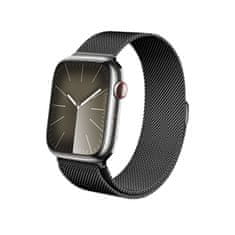 Crong Crong Milano Steel - Trak iz nerjavečega jekla za Apple Watch 42/44/45/49 mm (grafit)