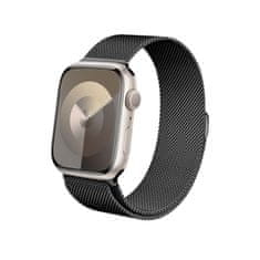 Crong Crong Milano Steel - Trak iz nerjavečega jekla za Apple Watch 42/44/45/49 mm (grafit)