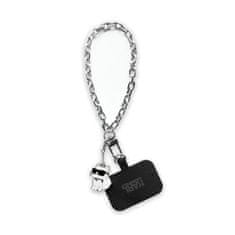 Karl Lagerfeld Karl Lagerfeld Universal Hand Strap Choupette - Obesek za telefon (srebrn)