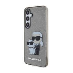 Karl Lagerfeld Karl Lagerfeld IML Glitter Karl &amp; Choupette - Ohišje za Samsung Galaxy S24+ (črno)