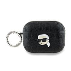 Karl Lagerfeld Karl Lagerfeld Monogram Karl Head - Ovitek za AirPods Pro 2 (črn)