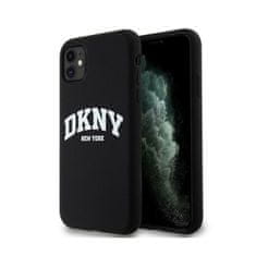 DKNY DKNY Liquid Silicone White Printed Logo MagSafe - ohišje za iPhone 11 (črno)