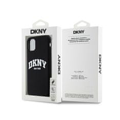 DKNY DKNY Liquid Silicone White Printed Logo MagSafe - ohišje za iPhone 11 (črno)