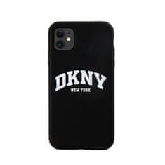 DKNY DKNY Liquid Silicone White Printed Logo MagSafe - ohišje za iPhone 11 (črno)