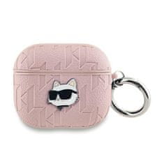 Karl Lagerfeld Karl Lagerfeld Monogram Choupette Head - Ovitek za AirPods Pro 2 (roza)