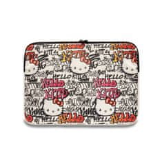 HELLO KITTY Hello Kitty Zip PU Tags Graffiti Sleeve - 13" / 14" etui za prenosni računalnik (bež)