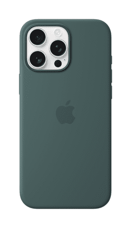  Apple iPhone 16 Pro Max Silicone Case ovitek, z MagSafe, Lake Green (Seasonal)