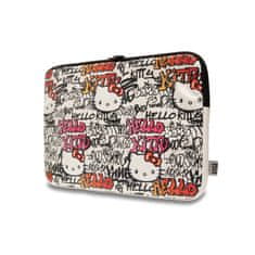 HELLO KITTY Hello Kitty Zip PU Tags Graffiti Sleeve - 13" / 14" etui za prenosni računalnik (bež)