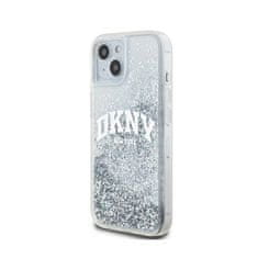 DKNY DKNY Liquid Glitter Big Logo - ohišje za iPhone 15 / 14 / 13 (belo)