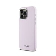 DKNY DKNY Liquid Silicone Small Metal Logo MagSafe - ohišje za iPhone 14 Pro Max (roza)