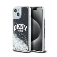 DKNY DKNY Liquid Glitter Big Logo - ohišje za iPhone 14 / 15 / 13 (črno)