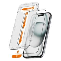 Crong Crong EasyShield 2-Pack - Kaljeno steklo za iPhone 16 / iPhone 15 (2 kosa)