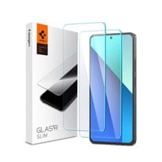 Spigen Spigen Glas.TR Slim 2-Pack - Kaljeno steklo za Xiaomi Redmi Note 13 4G / LTE (2 kosa)