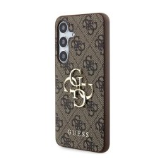 Guess Guess 4G Big Metal Logo - Ohišje za Samsung Galaxy A55 5G (rjavo)