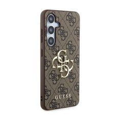 Guess Guess 4G Big Metal Logo - Ohišje za Samsung Galaxy A55 5G (rjavo)