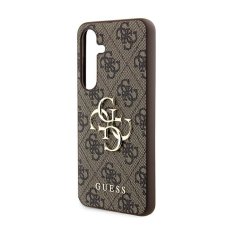 Guess Guess 4G Big Metal Logo - Ohišje za Samsung Galaxy A55 5G (rjavo)