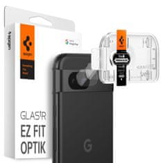 Spigen Spigen Optik.TR EZ Fit Camera Lens Protector 2-Pack - zaščitno steklo za objektiv za Google Pixel 8A (2 kosa) (Black)