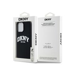 DKNY DKNY Liquid Silicone White Printed Logo MagSafe - ohišje za iPhone 13 Pro Max (črno)