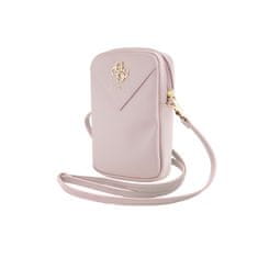 Guess Guess Zip Triangle 4G - Torbica za telefon (roza)