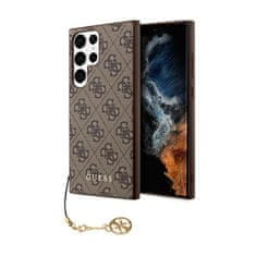 Guess Zbirka Guess 4G Charms - ovitek za Samsung Galaxy S24 Ultra (rjav)