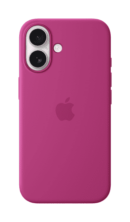  Apple iPhone 16 Silicone Case ovitek, z MagSafe, Fuchsia 