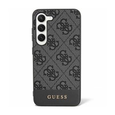 Guess Guess 4G Bottom Stripe Metal Logo Collection - Ohišje za Samsung Galaxy S24+ (črno)