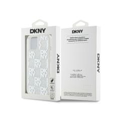 DKNY DKNY Liquid Glitter Multilogo - ohišje za iPhone 15 / 14 / 13 (belo)