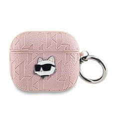 Karl Lagerfeld Karl Lagerfeld Monogram Choupette Head - Ovitek za AirPods 3 (roza)