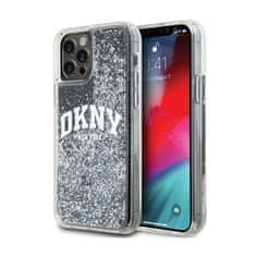 DKNY DKNY Liquid Glitter Big Logo - Ohišje za iPhone 12 / iPhone 12 Pro (črno)