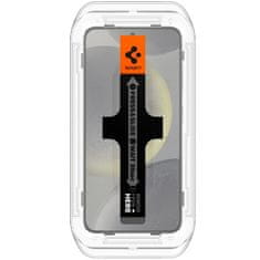 Spigen Spigen GLAS.TR EZ FIT Privacy 2-Pack - Kaljeno steklo s filtrom za zasebnost za Samsung Galaxy S24 2 kosa.