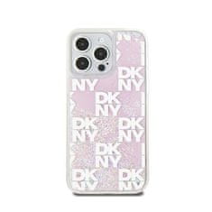 DKNY DKNY Liquid Glitter Multilogo - ohišje za iPhone 15 Pro Max (roza)