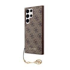 Guess Zbirka Guess 4G Charms - ovitek za Samsung Galaxy S24 Ultra (rjav)