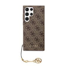 Guess Zbirka Guess 4G Charms - ovitek za Samsung Galaxy S24 Ultra (rjav)