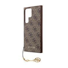 Guess Zbirka Guess 4G Charms - ovitek za Samsung Galaxy S24 Ultra (rjav)