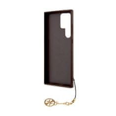 Guess Zbirka Guess 4G Charms - ovitek za Samsung Galaxy S24 Ultra (rjav)