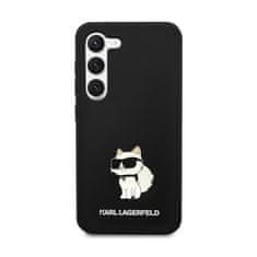 Karl Lagerfeld Karl Lagerfeld Silikonski ovitek Choupette - Ohišje za Samsung Galaxy S24 (črno)