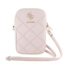 Guess Guess Zip Quilted 4G - Telefonska torbica (roza)