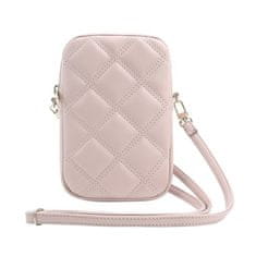 Guess Guess Zip Quilted 4G - Telefonska torbica (roza)