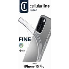 CellularLine Cellularline Fine - Ohišje za iPhone 15 Pro (prozorno)