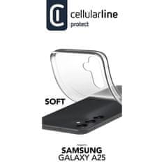 CellularLine Cellularline Soft - Ohišje Samsung Galaxy A25 5G (prozorno)