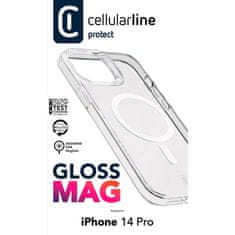 CellularLine Cellularline Gloss Mag - MagSafe etui za iPhone 14 Pro (prozoren)