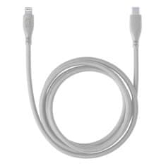 CellularLine Cellularline Soft Cable - kabel USB-C z Lightningom s certifikatom MFi 1,2 m (siv)