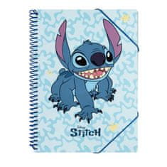 Disney Disney Stitch - mape A4 z elastičnim trakom + 30 prozornih majic