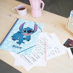 Disney Disney Stitch - mape A4 z elastičnim trakom + 30 prozornih majic