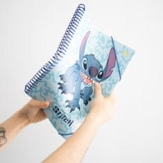 Disney Disney Stitch - mape A4 z elastičnim trakom + 30 prozornih majic