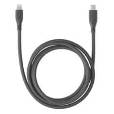 CellularLine Cellularline Soft Cable - kabel USB-C z Lightningom s certifikatom MFi 1,2 m (črn)